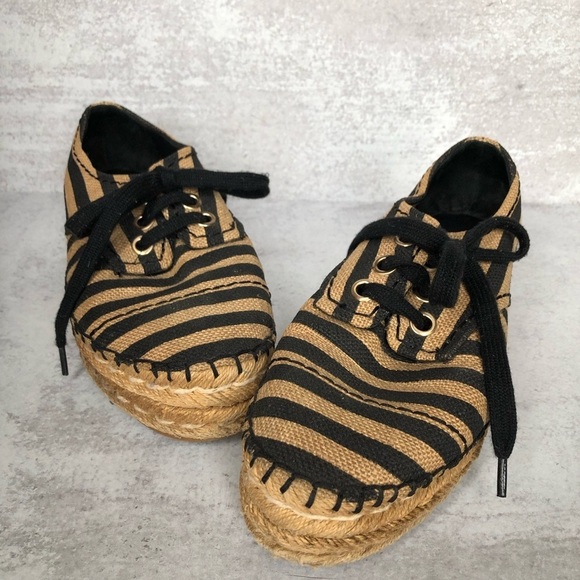 Alice And Olivia Rory Platform Lace Up Espadrilles EU 38.5 - Picture 13 of 13